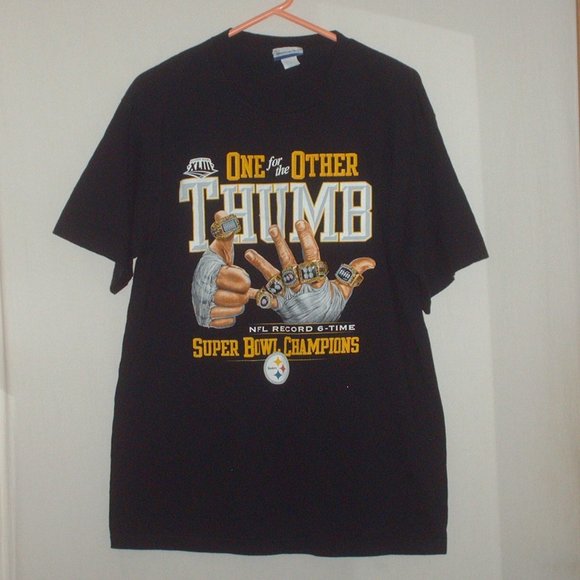 Pittsburgh Steelers 6-time Super Bowl Champs T-shirt - new - size medium - Picture 1 of 3